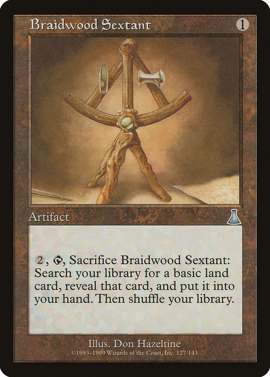 MTG Card Title: Braidwood Sextant UDS/127