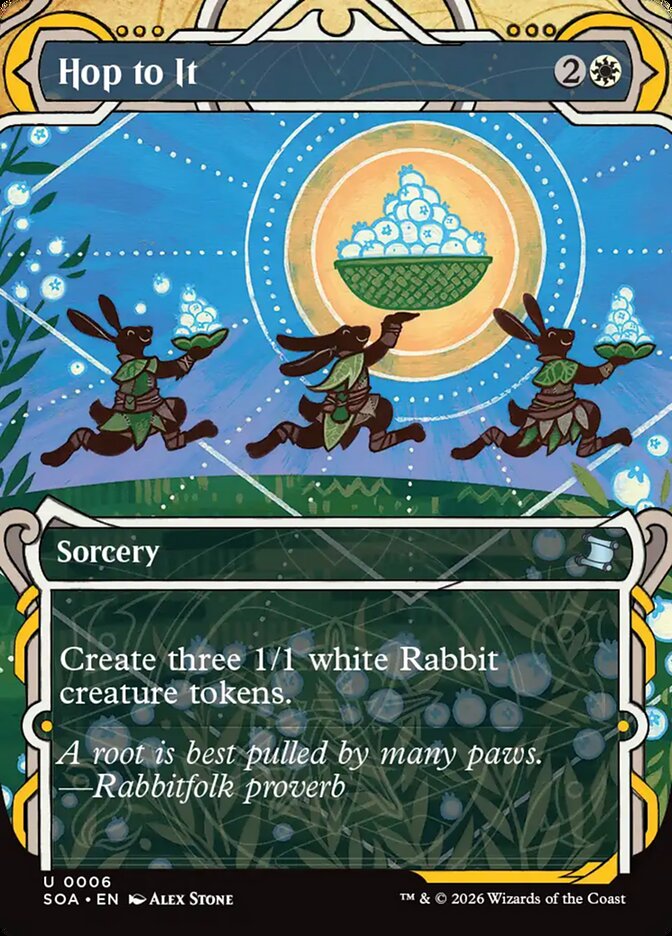 MTG Card Title: Hop to It SOA/6