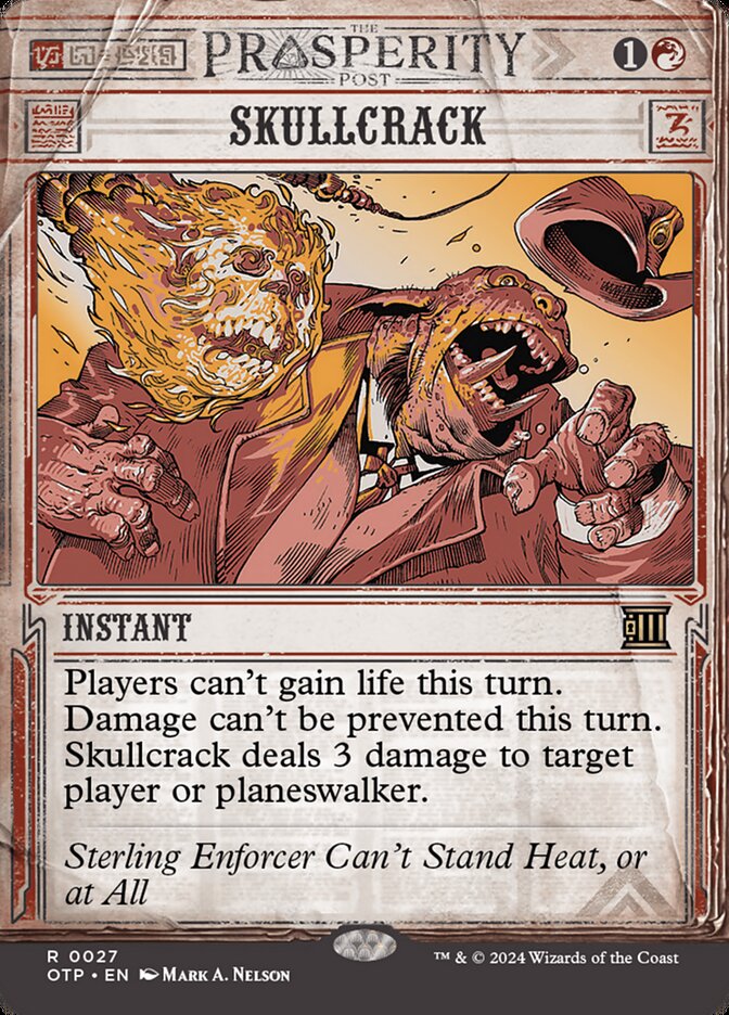MTG Card Title: Skullcrack OTP/27