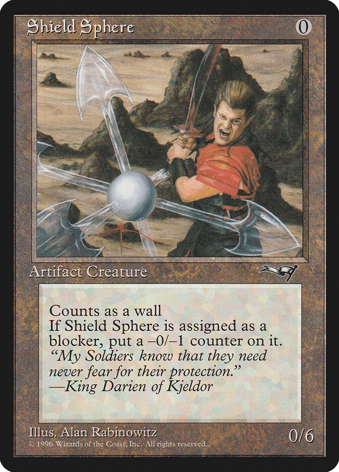 MTG Card Title: Shield Sphere ALL/129