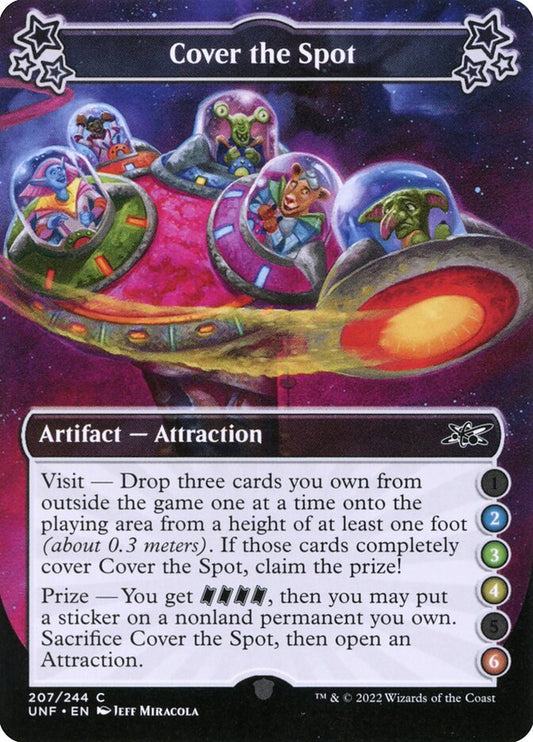 MTG Card Title: Cover the Spot UNF/207a