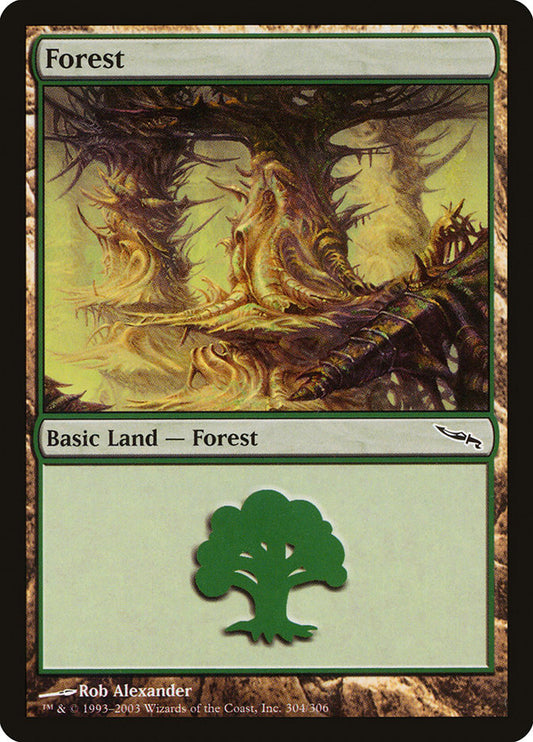 MTG Card Title: Forest MRD/304