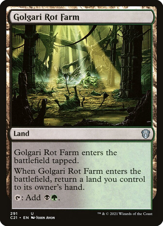 MTG Card Title: Golgari Rot Farm C21/291