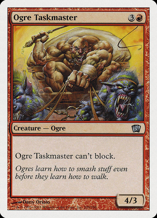 MTG Card Title: Ogre Taskmaster 8ED/205