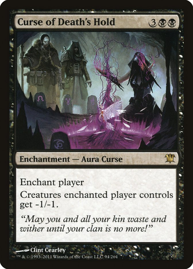 MTG Card Title: Curse of Death's Hold ISD/94