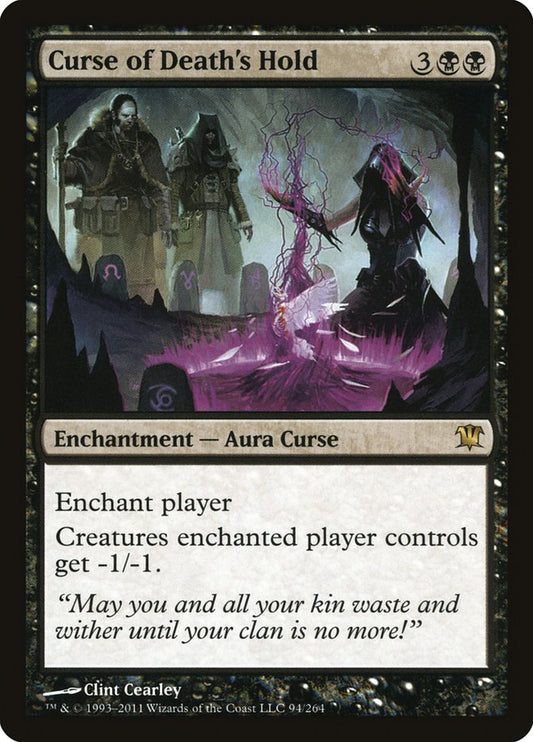 MTG Card Title: Curse of Death's Hold ISD/94