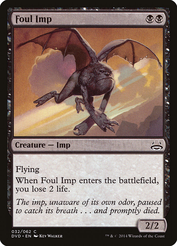 MTG Card Title: Foul Imp DVD/32