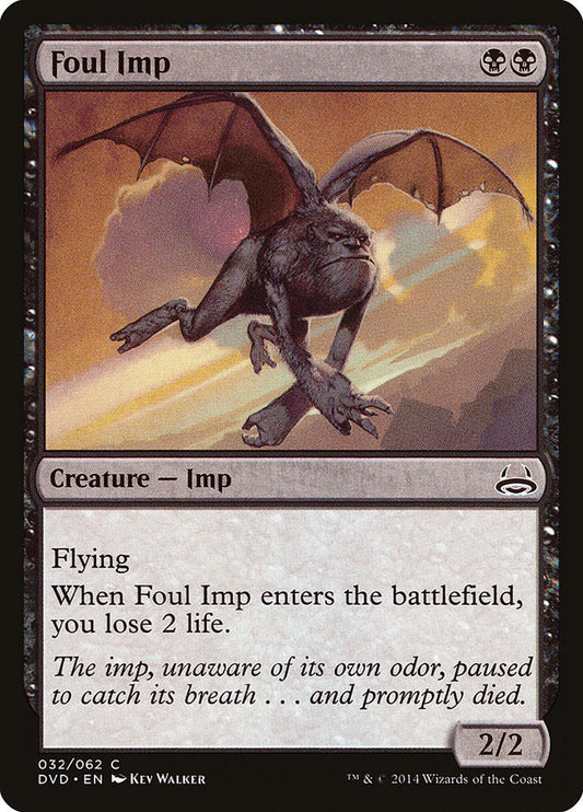 MTG Card Title: Foul Imp DVD/32
