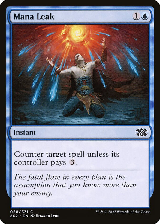 MTG Card Title: Mana Leak 2X2/58