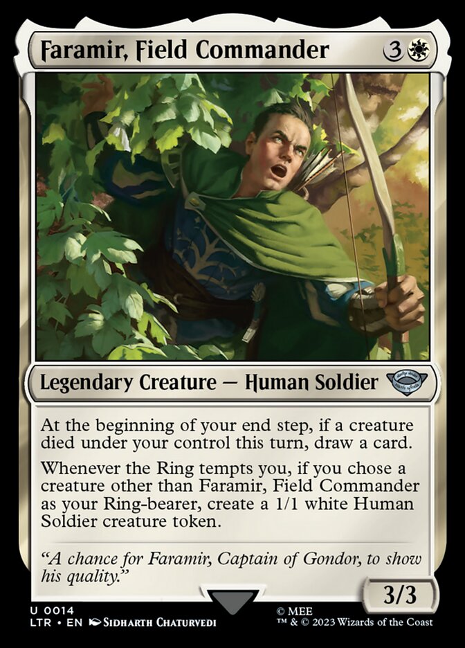 MTG Card Title: Faramir, Field Commander LTR/14
