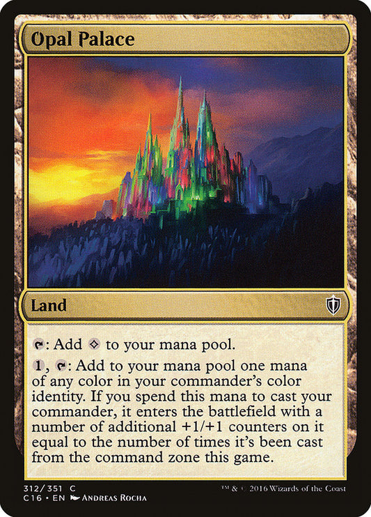 MTG Card Title: Opal Palace C16/312