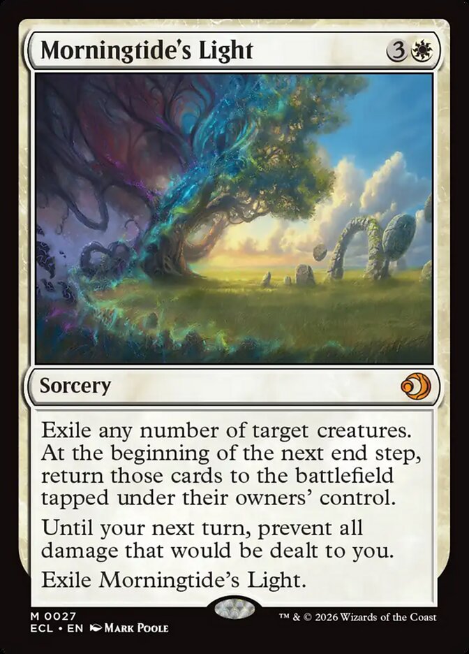 MTG Card Title: Morningtide's Light ECL/27