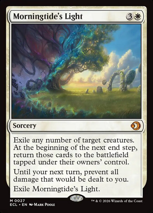 MTG Card Title: Morningtide's Light ECL/27