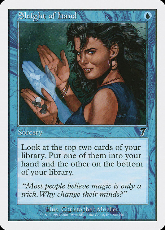 MTG Card Title: Sleight of Hand 7ED/98