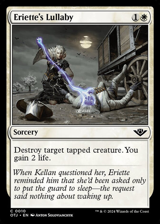 MTG Card Title: Eriette's Lullaby OTJ/10