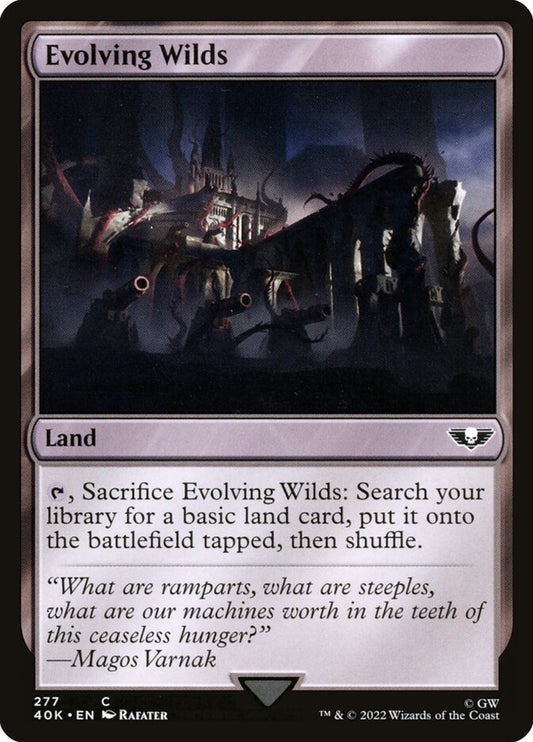 MTG Card Title: Evolving Wilds 40K/277