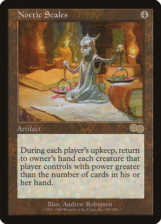 MTG Card Title: Noetic Scales USG/304