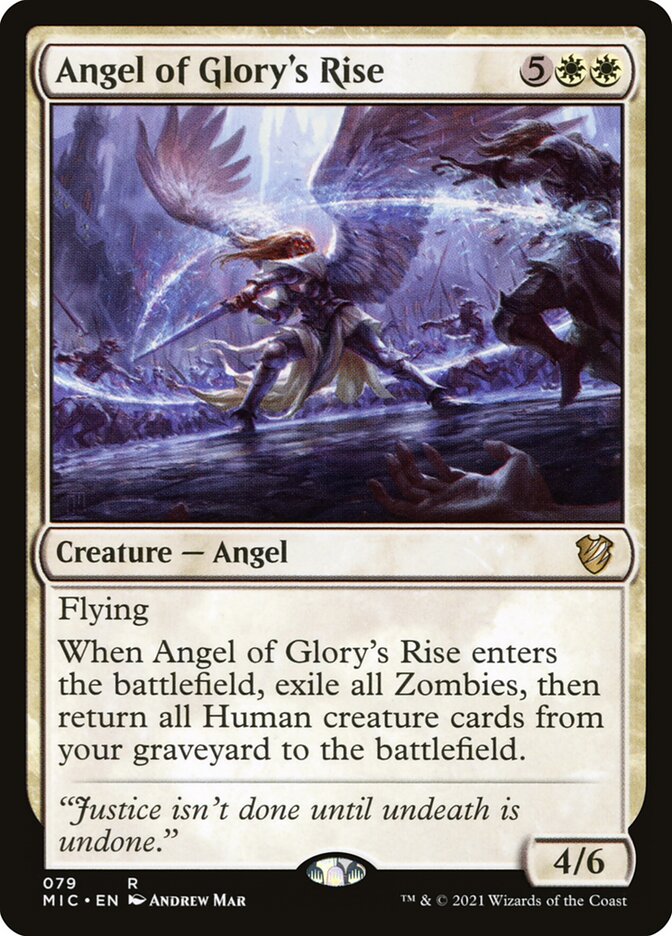 MTG Card Title: Angel of Glory's Rise MIC/79