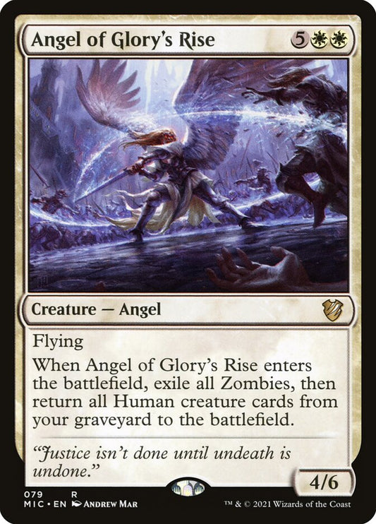 MTG Card Title: Angel of Glory's Rise MIC/79