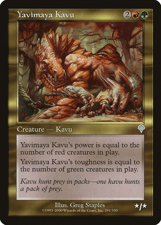 MTG Card Title: Yavimaya Kavu INV/291