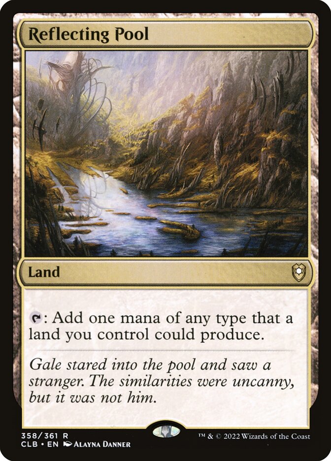 MTG Card Title: Reflecting Pool CLB/358