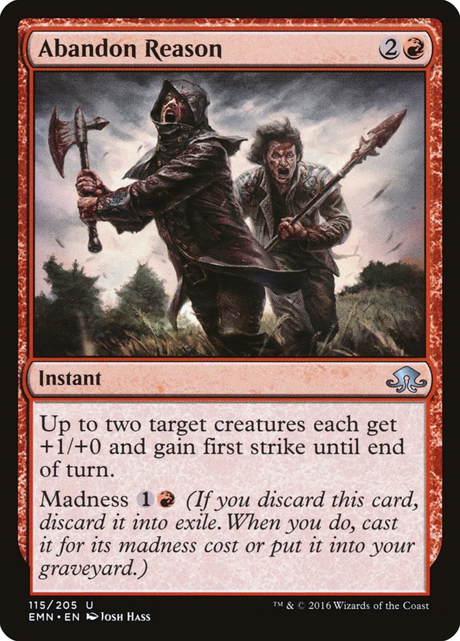 MTG Card Title: Abandon Reason EMN/115
