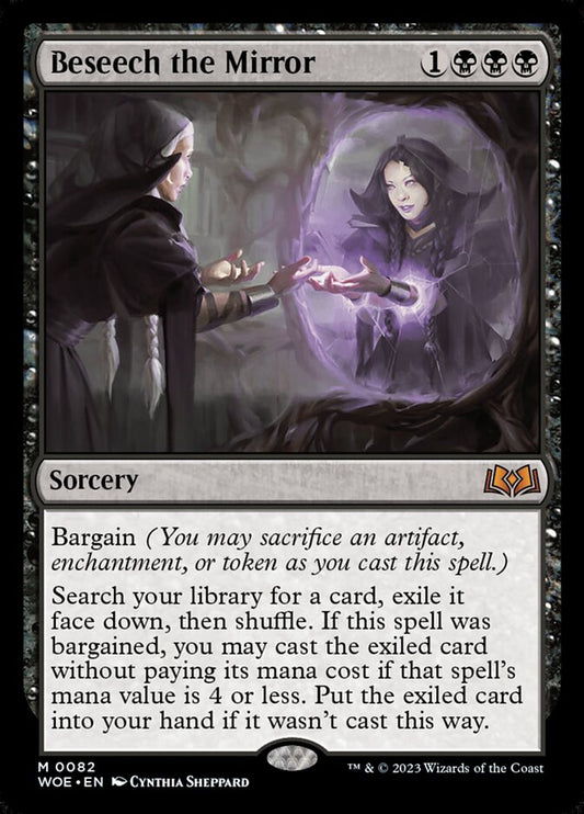 MTG Card Title: Beseech the Mirror WOE/82