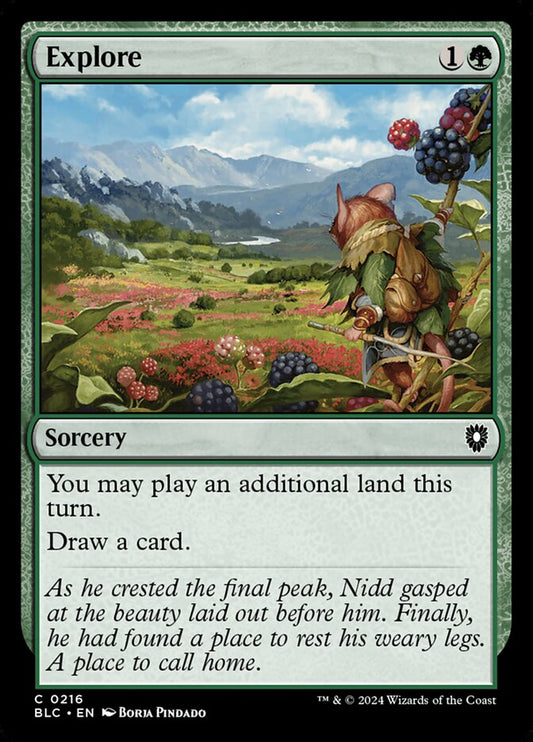 MTG Card Title: Explore BLC/216