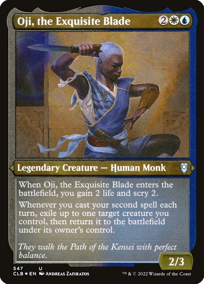 MTG Card Title: Oji, the Exquisite Blade CLB/547