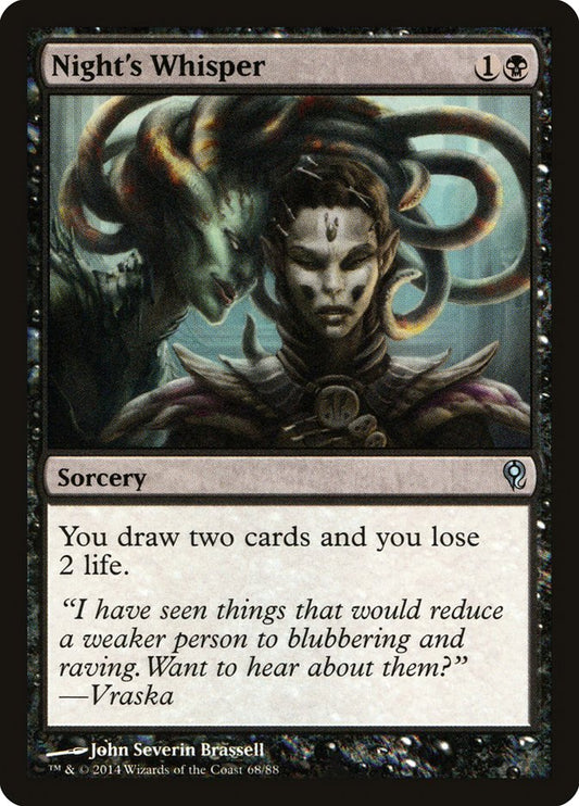 MTG Card Title: Night's Whisper DDM/68
