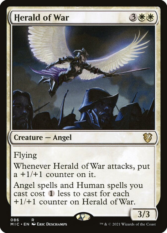 MTG Card Title: Herald of War MIC/86