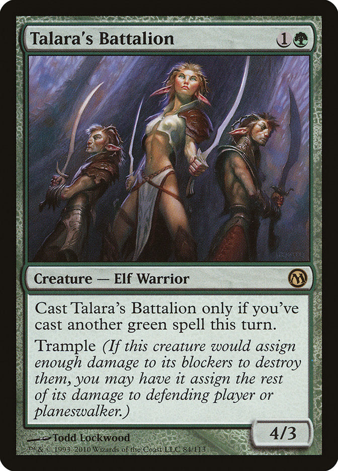 MTG Card Title: Talara's Battalion DPA/84