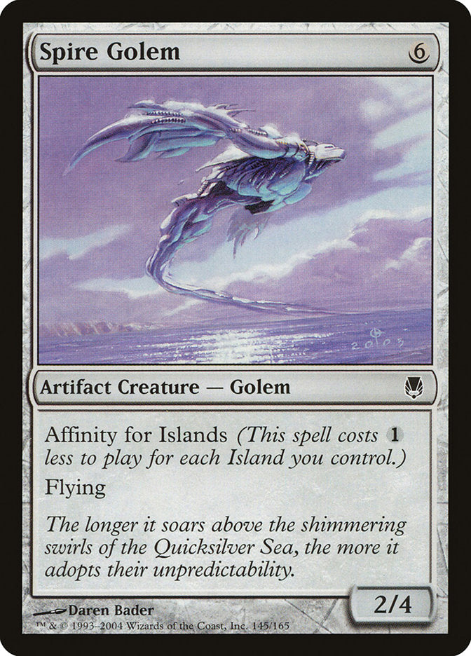 MTG Card Title: Spire Golem DST/145