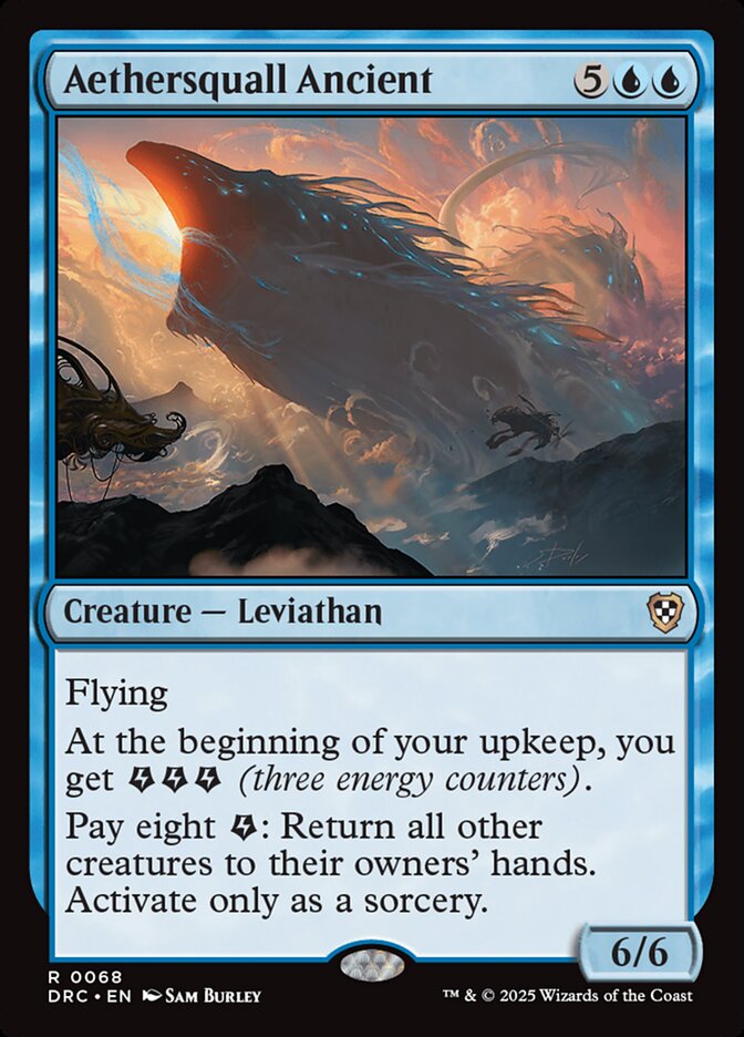 MTG Card Title: Aethersquall Ancient DRC/68