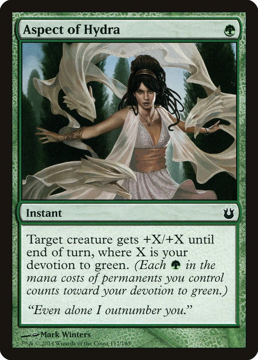 MTG Card Title: Aspect of Hydra BNG/117
