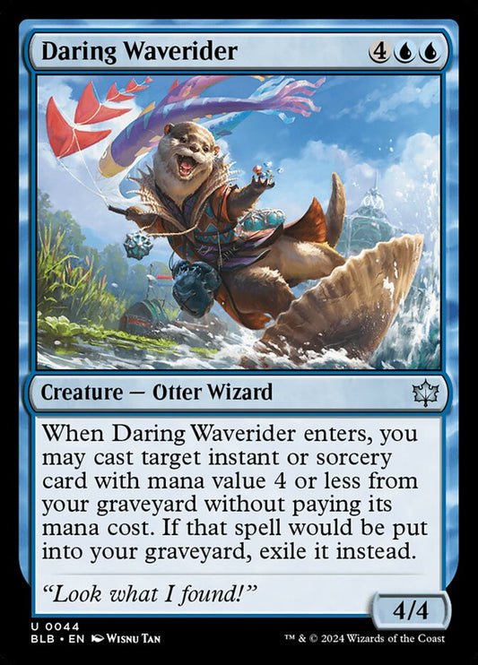 MTG Card Title: Daring Waverider BLB/44