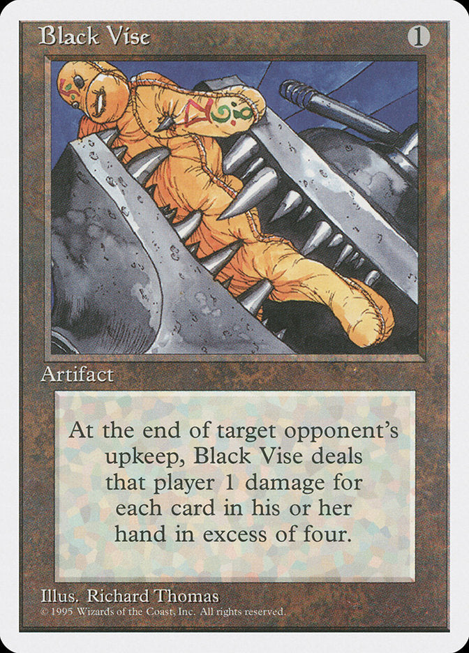 MTG Card Title: Black Vise 4ED/299