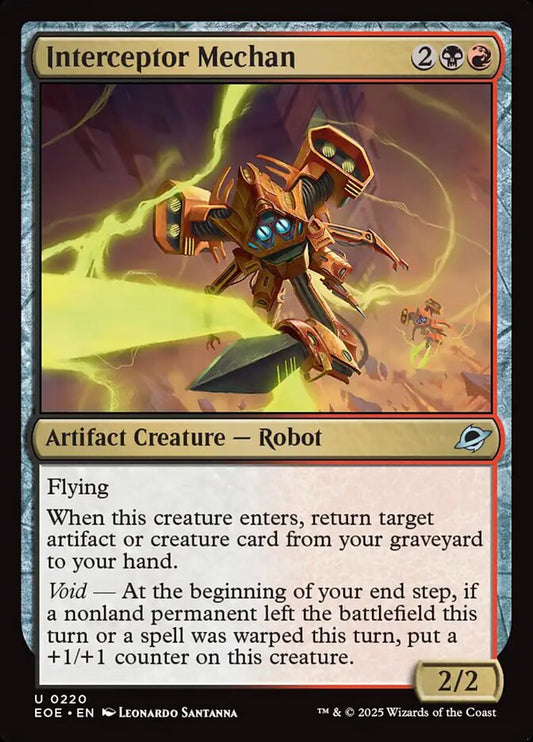 MTG Card Title: Interceptor Mechan EOE/220