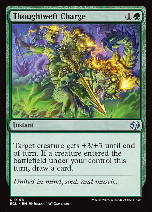 MTG Card Title: Thoughtweft Charge ECL/198