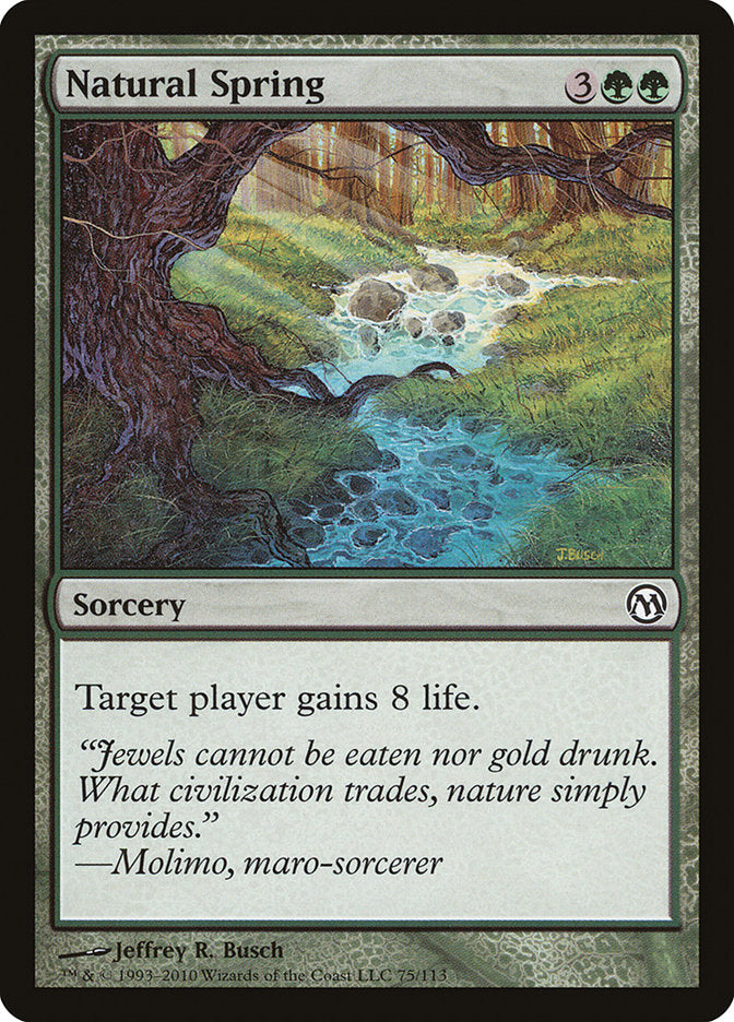 MTG Card Title: Natural Spring DPA/75