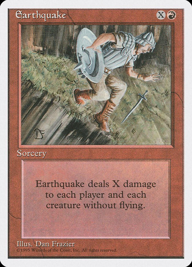 MTG Card Title: Earthquake 4ED/189