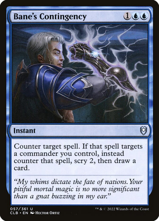MTG Card Title: Bane's Contingency CLB/57