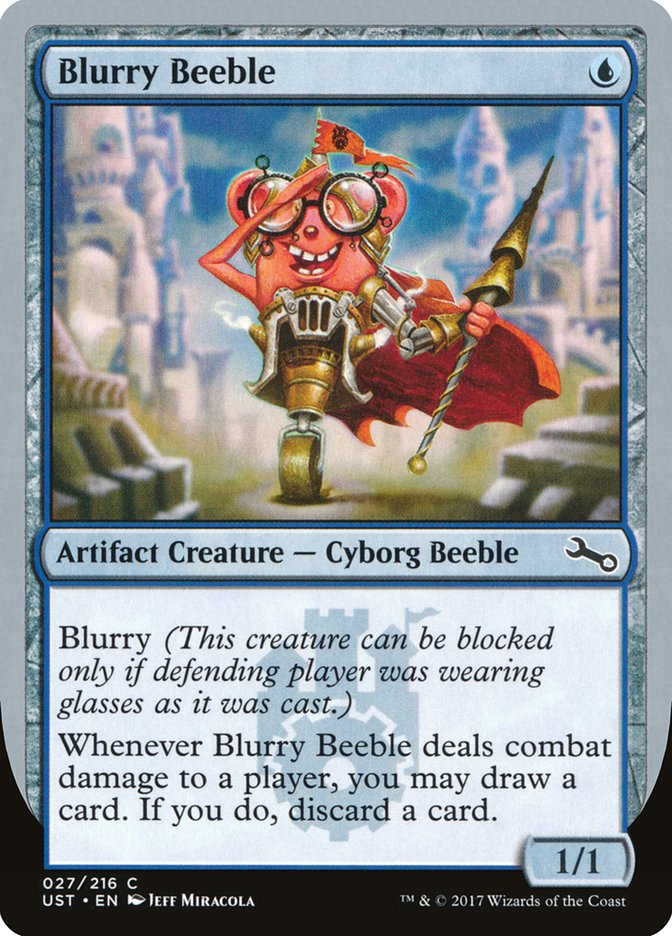 MTG Card Title: Blurry Beeble UST/27