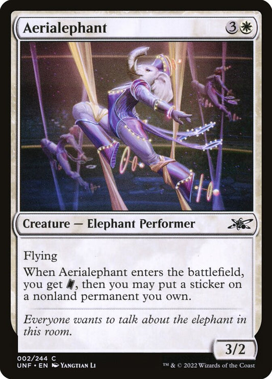 MTG Card Title: Aerialephant UNF/2