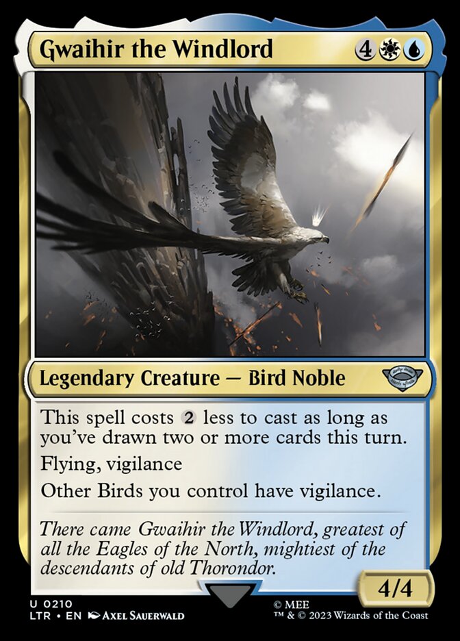 MTG Card Title: Gwaihir the Windlord LTR/210
