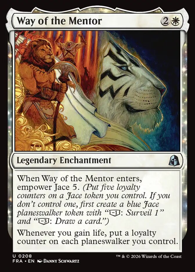 MTG Card Title: Way of the Mentor FRA/208