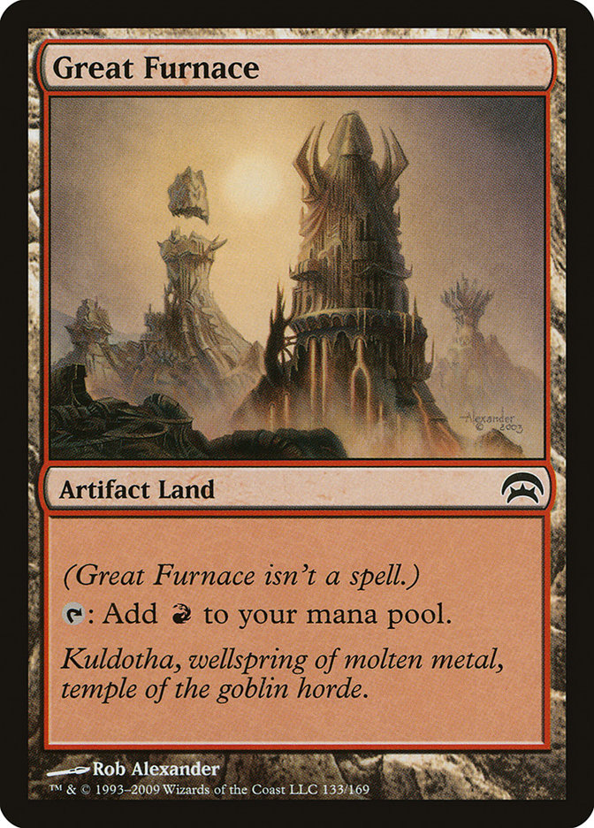 MTG Card Title: Great Furnace HOP/133