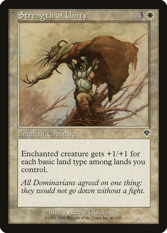 MTG Card Title: Strength of Unity INV/40
