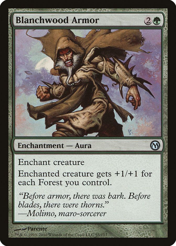 MTG Card Title: Blanchwood Armor DPA/55