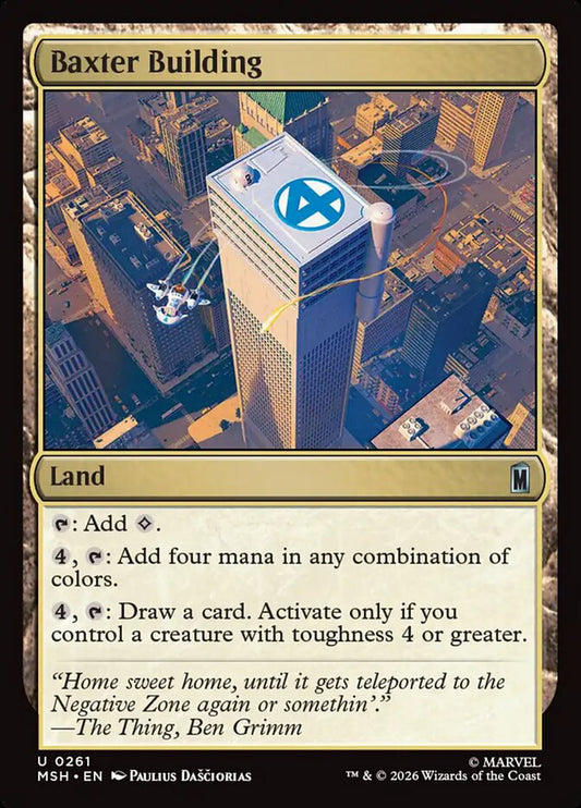 MTG Card Title: Baxter Building MSH/261